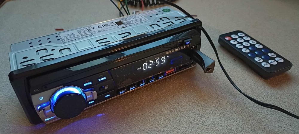 Auto Rádio 1 DIN NOVO com Bluetooth – 40€