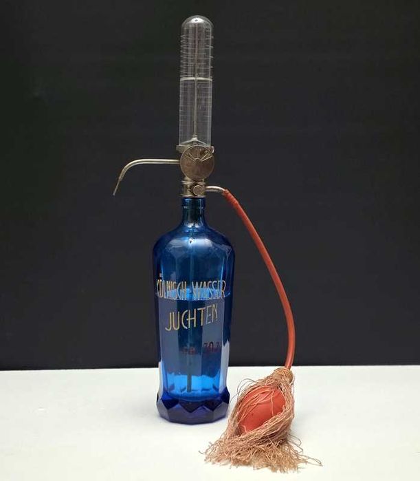 UNIKAT Szklany dozownik do wody kolońskiej lata 30-te Kölnisch Wasser