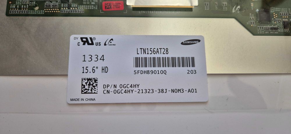 Ecrã portátil 15.6" Samsung LTN156AT28