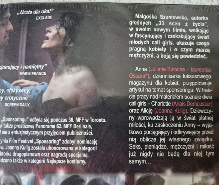 Film na DVD Sponsoring