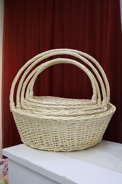 Кошики плетені з лози