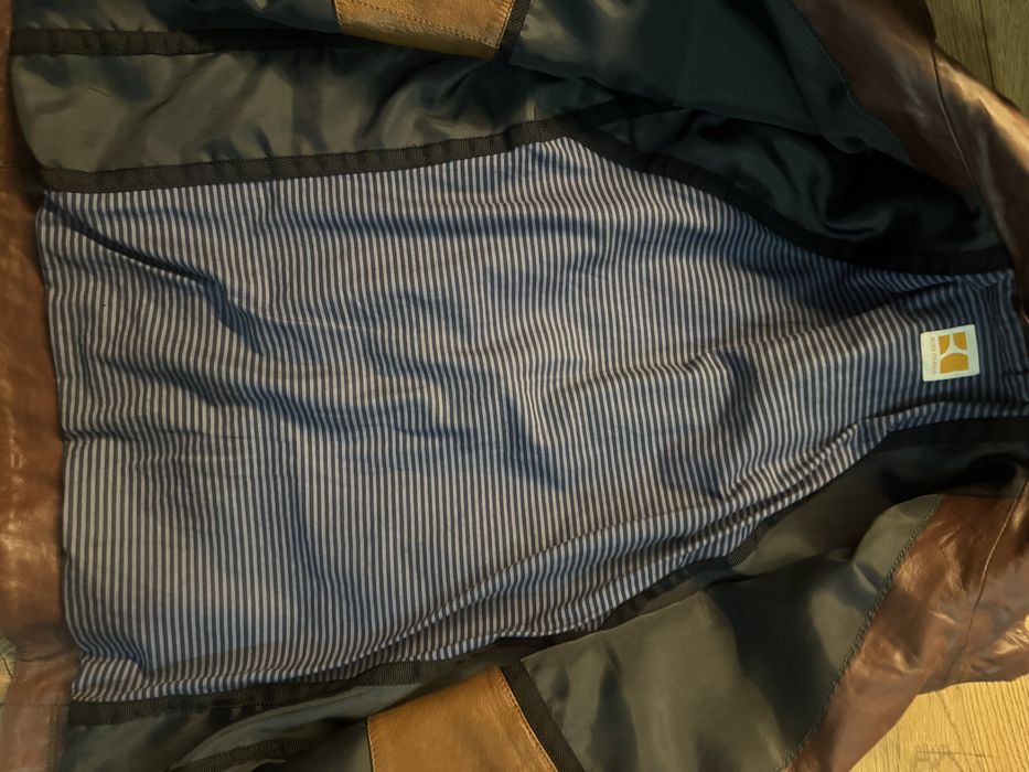 Męska kurtka skórzana hugo boss