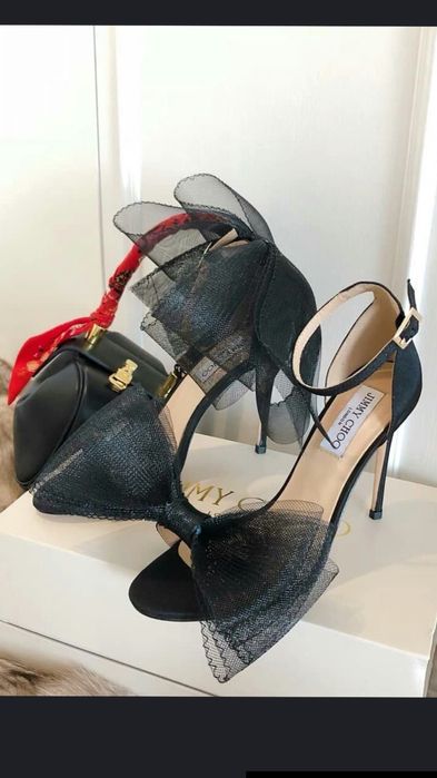 Szpilki sandałki Jimmy choo 40 41 czarne