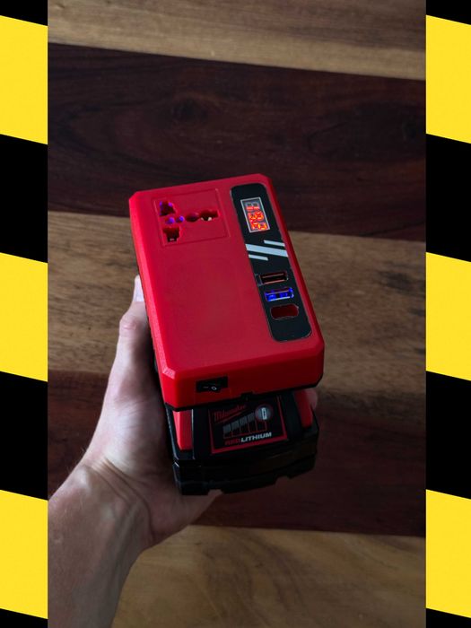 Inverter DO KAMPERA 230V Pod Aku MILWAUKEE M18 Instrukcja PL