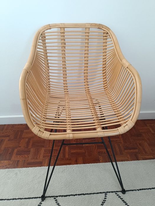 Cadeira em rattan