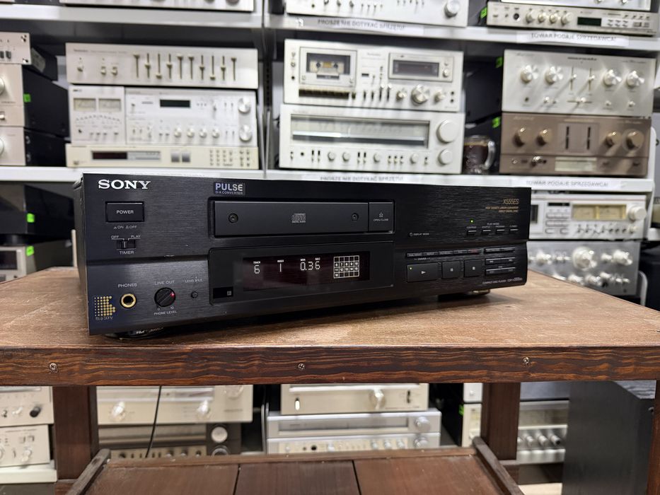 ‼️ Sony CDP-X555ES – Referencyjny Odtwarzacz CD Hi-Fi z Prestiżowej Serii ES | Audio Room