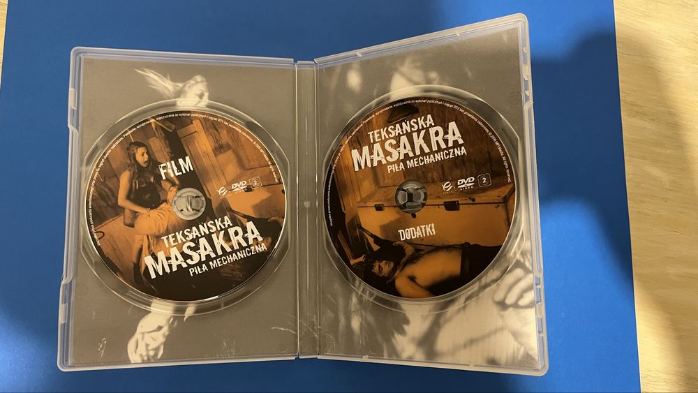 Teksańska masakra piłą mechaniczną Wydanie kolekcjonerskie DVD Unikat