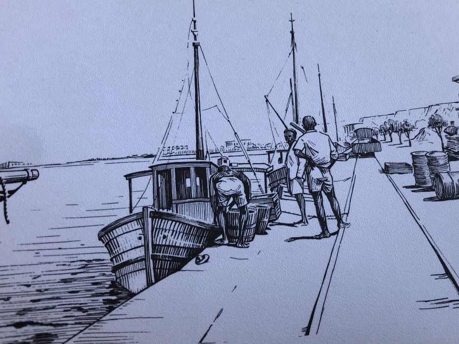 12 Postais de angola antiga, desenhos de carlos ferreira