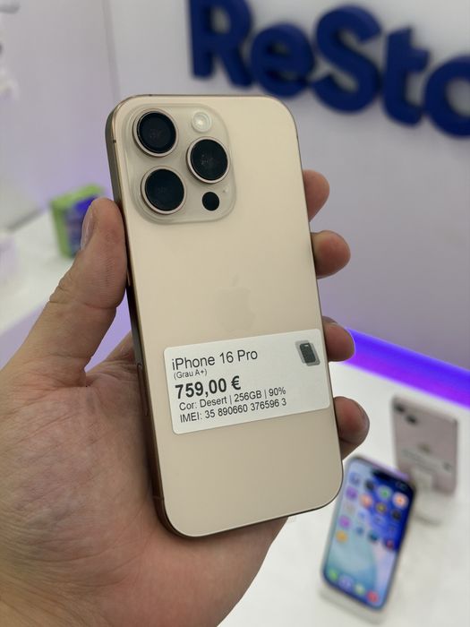 iPhone 16 Pro 256GB - Como novo!