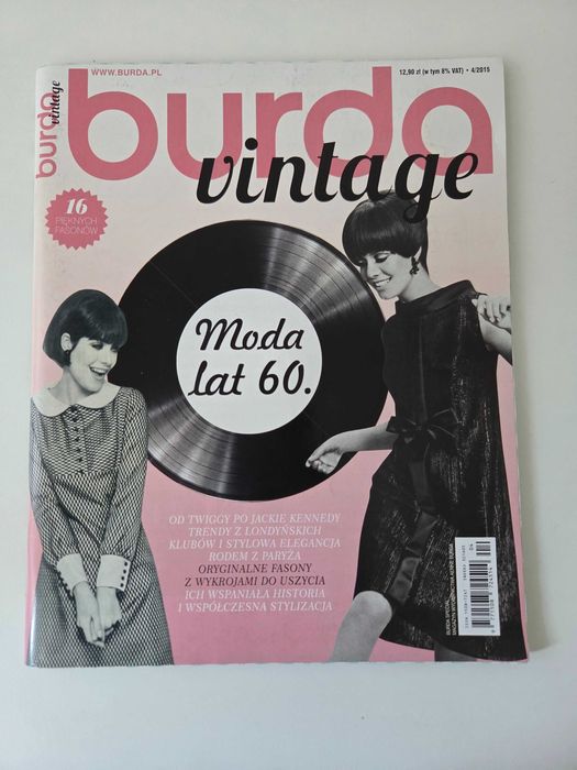 Burda vintage moda lat 60.