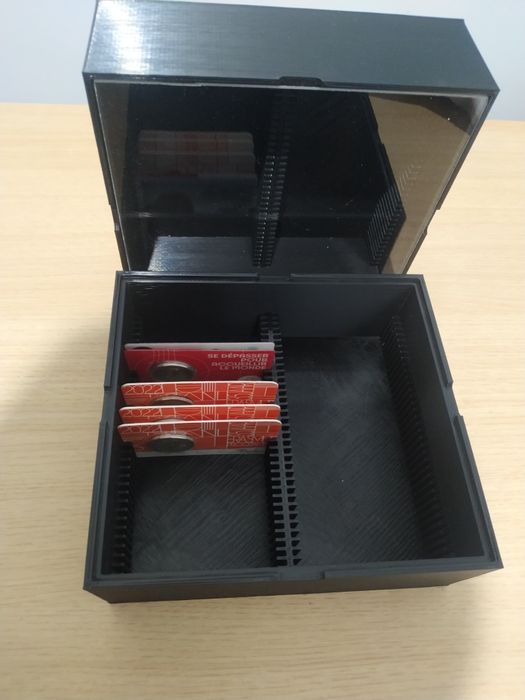 Caixa para coleção de moedas em coincards