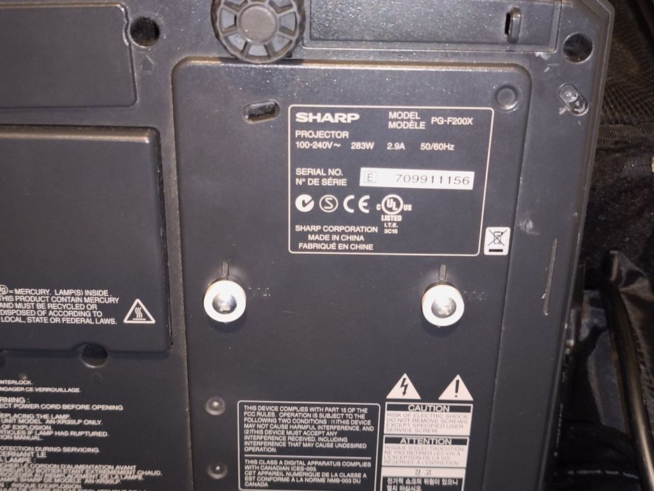 Projektor rzutnik SHARP uchwyt sufitowy