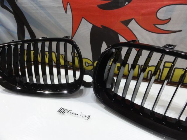 Grelha frontal BMW E60, E61 2003-2010 preto piano brilhante M-Performance Look