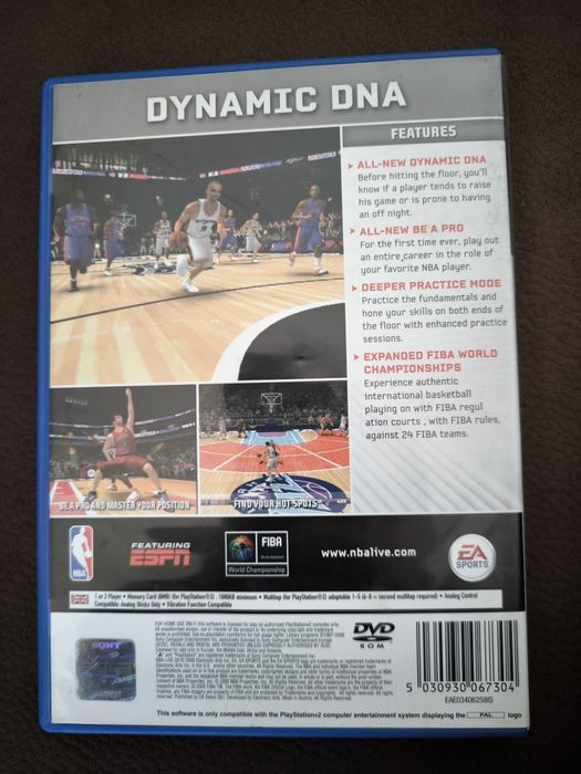NBA Live 09 para ps2