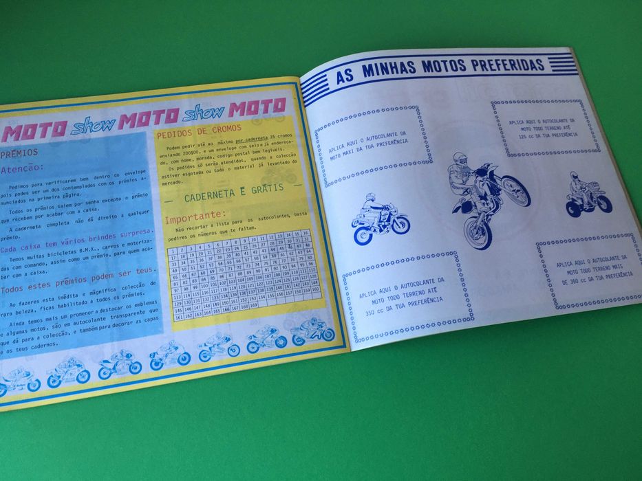 Rara Caderneta Moto Show Anos 80 Completa