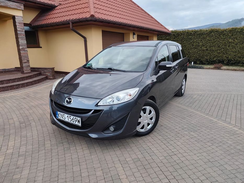 Mazda 5 2.0 Benzyna  7 osób, Hak, Tempomat, Podgrzewane fotele, USB