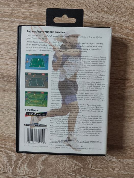 Agassi Sega Mega Drive
