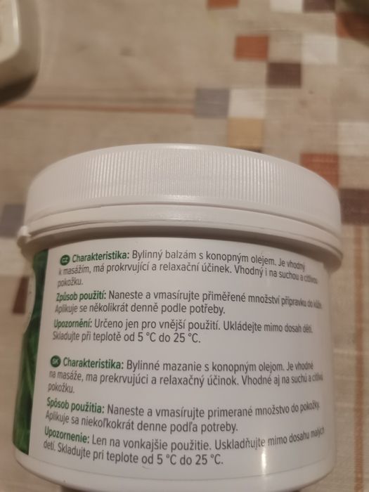 Maść z konopiami, firma Dr. Max