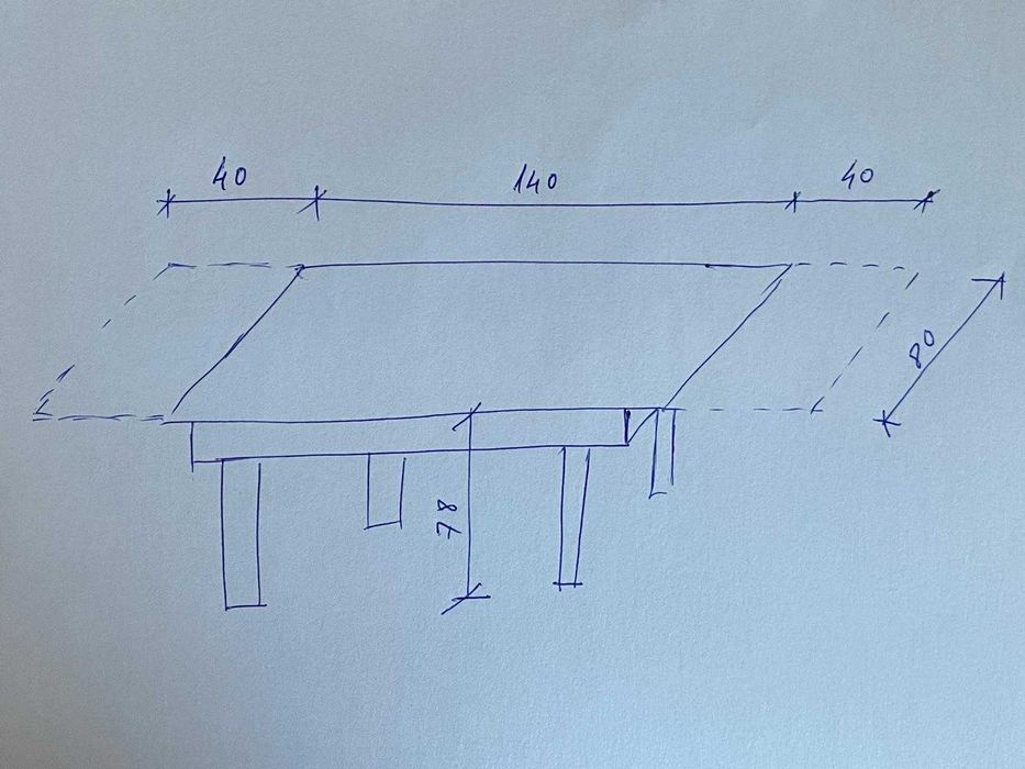 Mesa de Refeições, com opção 6 cadeiras