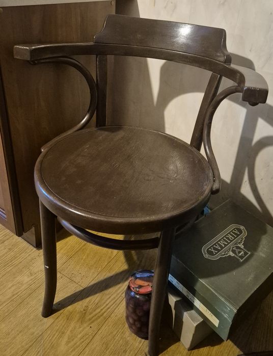 Okazja! Drewniane krzesło gięte vintage przedwojenne