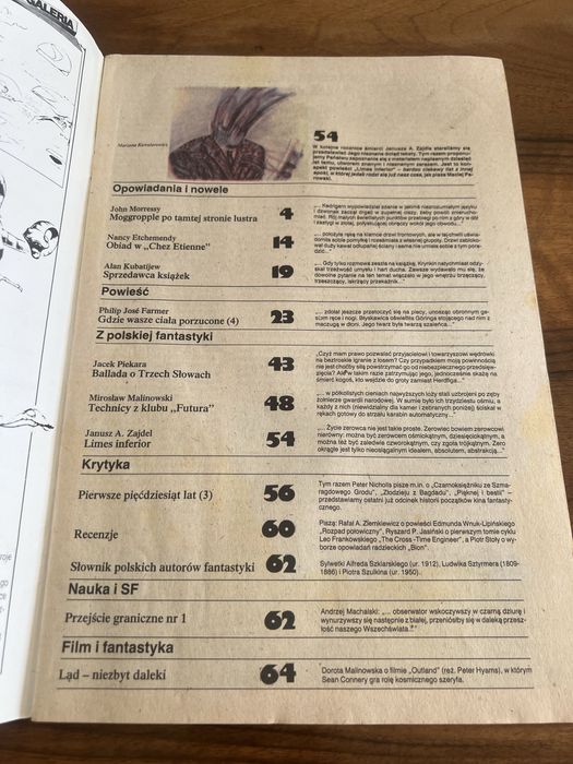 Czasopismo Fantastyka lipiec 1989