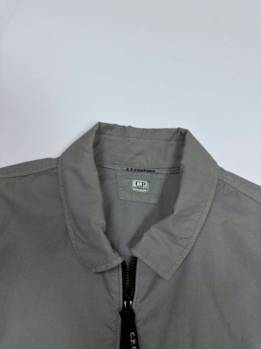 Сіра зіп рубашка сорочка на змійці кофта C.P. Company оригінал