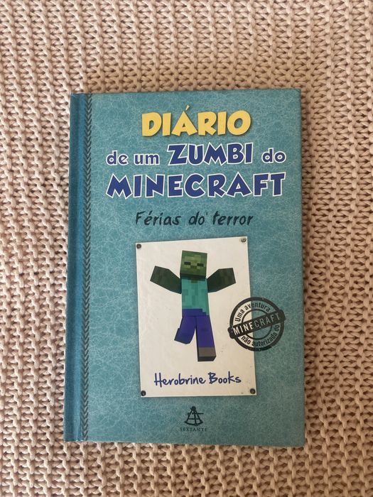 Livro “Diário de um zumbi do Minecraft - Férias do terror”