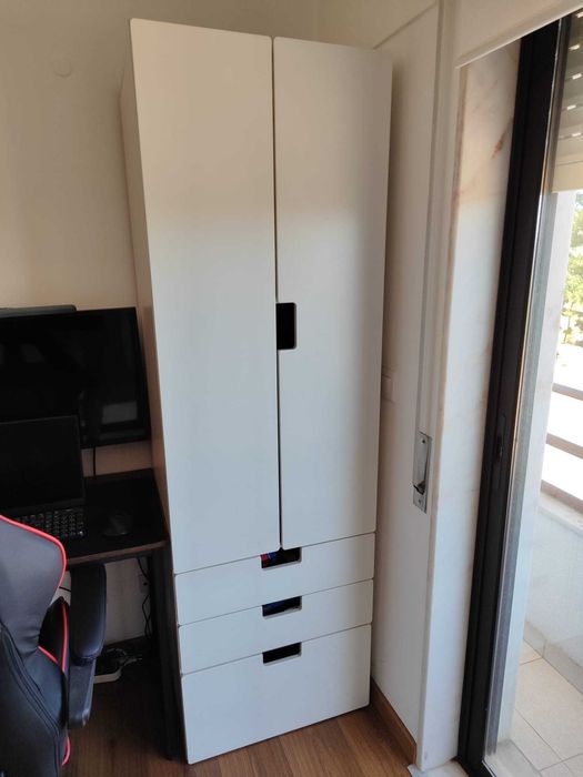 Armário IKEA branco c/ 3 gavetas