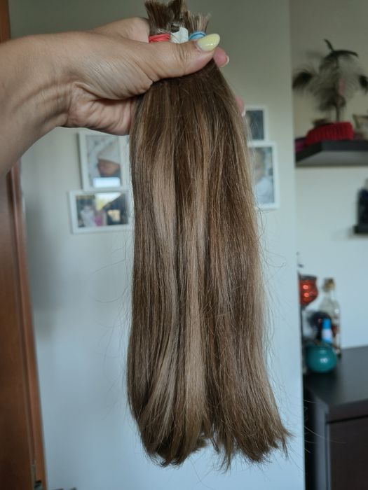Włosy dziewicze blond od dziecka