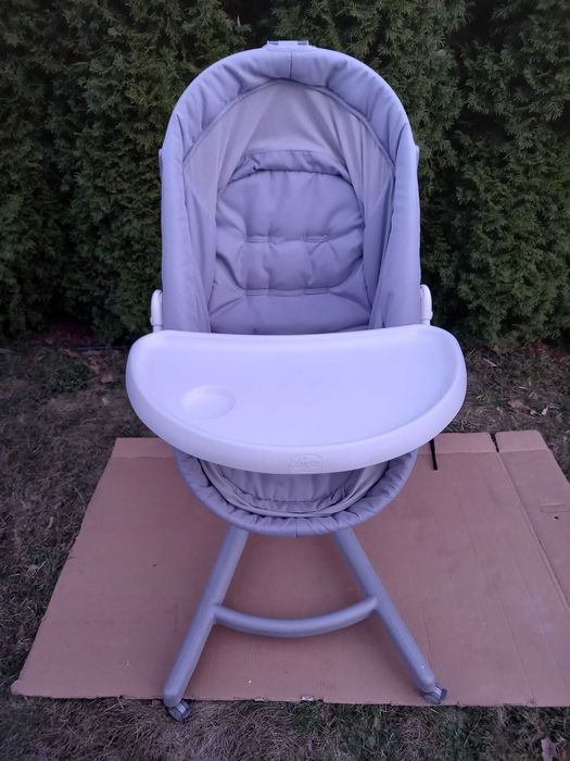 CHICCO BABY HUG Air 4w1 STONE + pokrowiec + tacka + materac