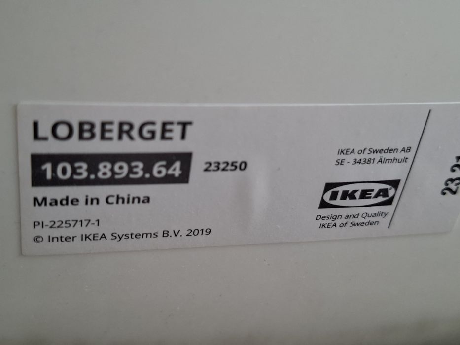 Krzesło obrotowe Ikea Loberget do biurka  fotel obrotowy