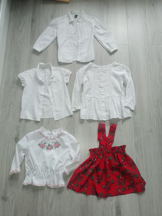 Zestaw ubrań dziewczęcych 110