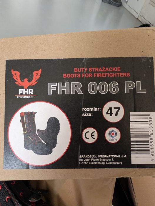 Buty strażackie fhr 006 pl rozmiar 47