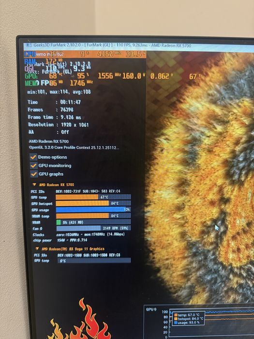 RX 5700 Asus Dual 8gb