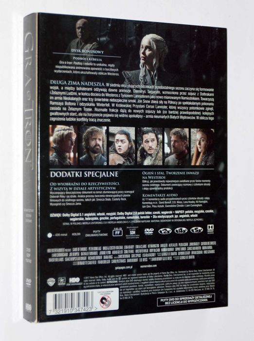 Gra o Tron Sezon 7 (5xDVD) wersja deluxe