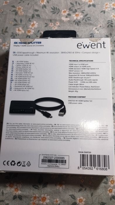 4K HDMI  Splitter