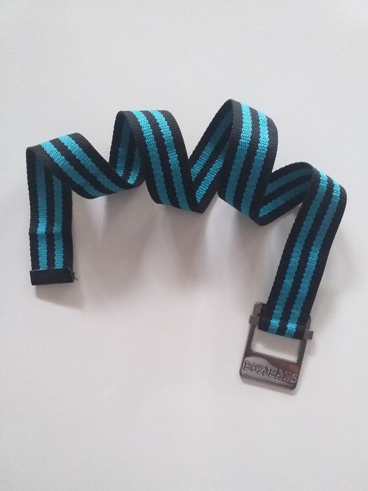 Pasek parciany chłopięcy, długość bez klamry 82 cm (z klamrą 88 cm)