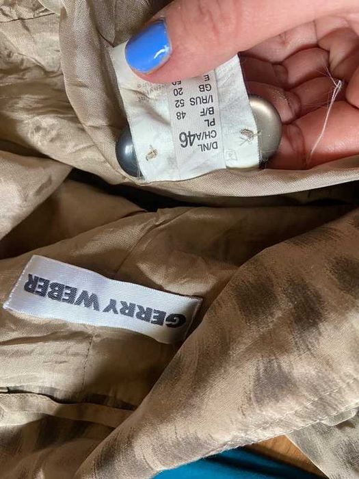 Gerry weber zakiet marynarka panterka animal xxxl 46 48 +size