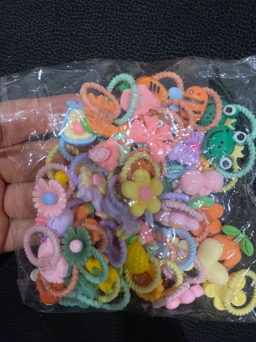 50 elásticos de silicone novos
