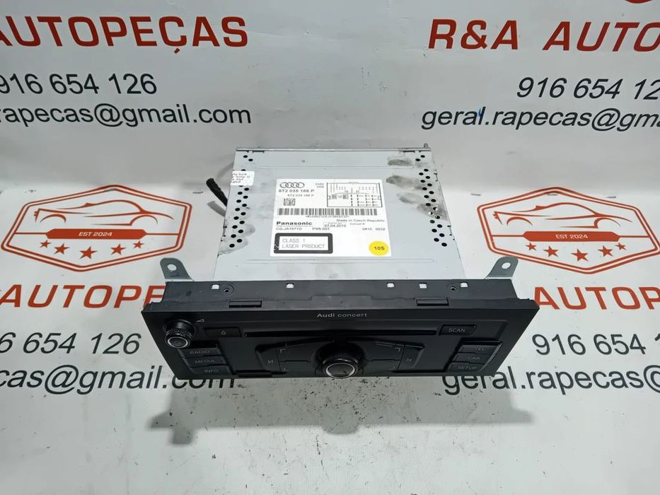 Auto Rádio Audi A4 B8 8T2035186P Original