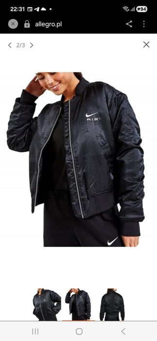 Куртка  бомпер  жіноча Nike S,m,XL,xxl
