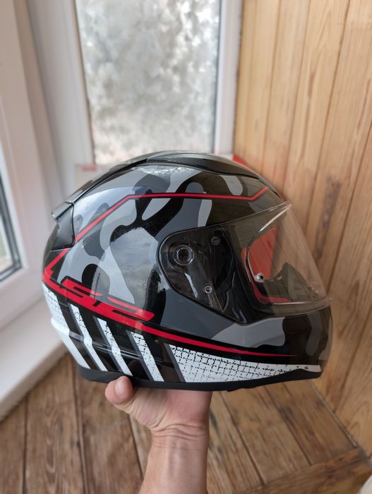 Як Новий Мотошлем LS2 Rapid (M) (shoei icon ruroc mt hjc shark nolan xlite)