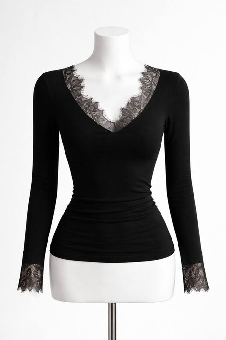 Кофточки з мереживом лонг с кружевом