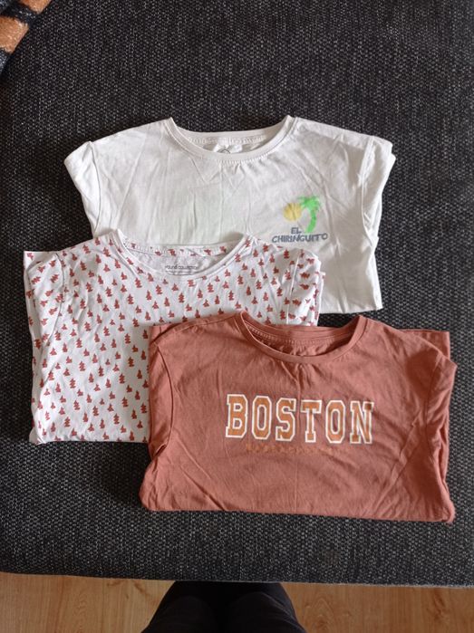 Komplet t-shirtów chłopięcych rozmiar 152