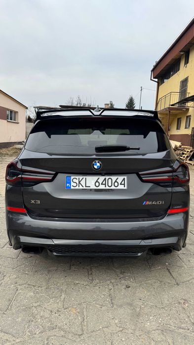 Dyfuzor spoiler dokładka BMW X3 G01 CZARNY POŁYSK