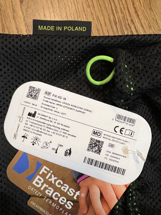 Orteza zegarowa stawu lokciowego dla dzieci Fixcast Braces