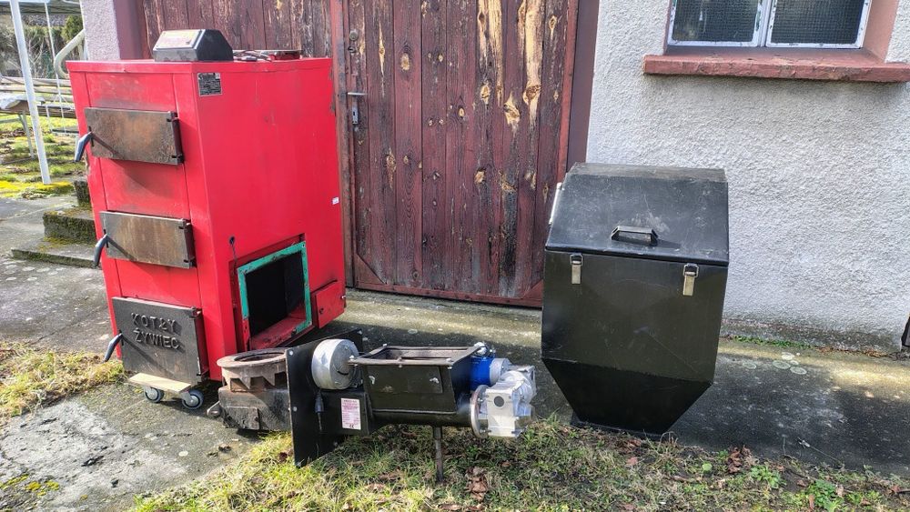 Części kotła na groszek