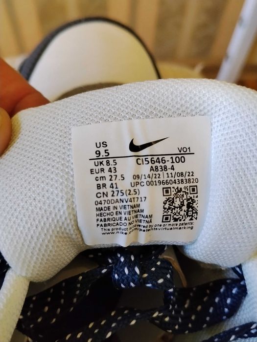 Кросівки Nike Air Max 90 Lahar чорні з синім (42), 27.5 см.