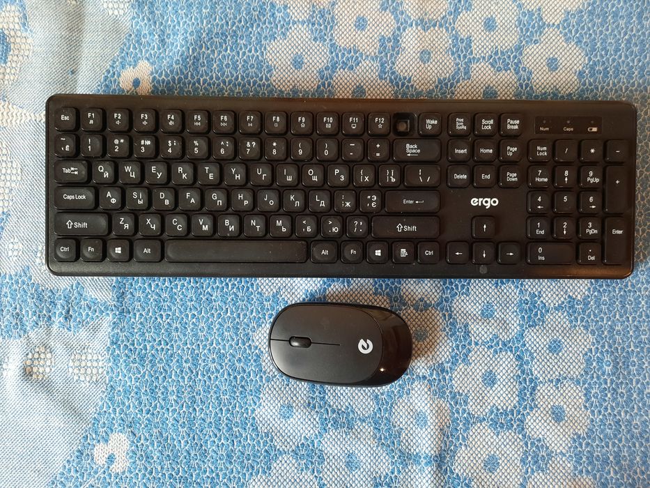 Клавиатура и мышь ergo km-250 wl беспроводная клавиатура и мышь