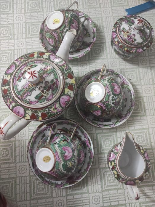 Serviço de chá loiça chinesa